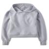 The Children's Place,Girls,Active Long Sleeve Hooded Sweatshirt,Silkworm,Large view 1