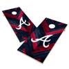 Atlanta Pro Corn Hole Boards, 2x4 Regulation Corn Hole Board Set, Officially Licensed Cornhole Boards, Comes with (2) Boards, (8) Bags, (1) Carry Case & LED Hole Lights view 1
