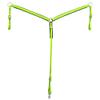 HILASON Western Horse Biothane Leather Headstall Breast Collar Rein Lime Green | Split Reins Tack Set view 3