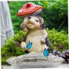 balacoo Outdoor Butterfly Feeder Durable Ceramic Water Dish for Birds and Butterflies Large Capacity Puddler for Garden Decor Easy to Clean Natural Material view 3
