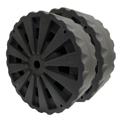 Eagle Wheel 24" Premium Heavy-Duty Dock Wheel, 2,000 lb Capacity Load, 1.98 in. Axle Diameter, 24 in Plastic Dock wheel (Two Wheels)