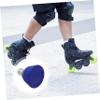 Milisten Roller Skate Stopper Skates Brakes Roller Skating Toe Stops Roller Skating Brake Roller Skate Toe Stoppers Skate Stops Skate Stoppers Roller Skating Pads Plug Rubber Four Wheels, Black view 2
