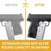 XTECH Tactical MTX 365 Extension, Fits Sig Sauer P365, 2 PC - Made in USA, Same Grip Length as X/XL, Patented, Unique Design, Improves Grip & Control, Adds Confidence, Enhance Performance view 3