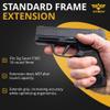 XTECH Tactical MTX 365 Extension, Fits Sig Sauer P365, 2 PC - Made in USA, Same Grip Length as X/XL, Patented, Unique Design, Improves Grip & Control, Adds Confidence, Enhance Performance view 4