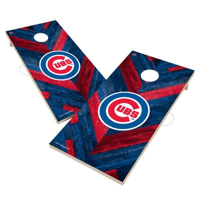 Chicago Pro Corn Hole Boards, 2x4 Regulation Corn Hole Board Set, Officially Licensed Cornhole Boards, Comes with (2) Boards, (8) Bags & LED Hole Lights