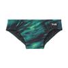 TYR Boys' Durafast Elite Racer Brief Swimsuit, Green/Soren, 22 view 1