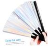 PRETYZOOM 2pcs Folding Iridescent Kung Fu Fan Elegant Hand Fans Smooth for Parties Festivals view 4