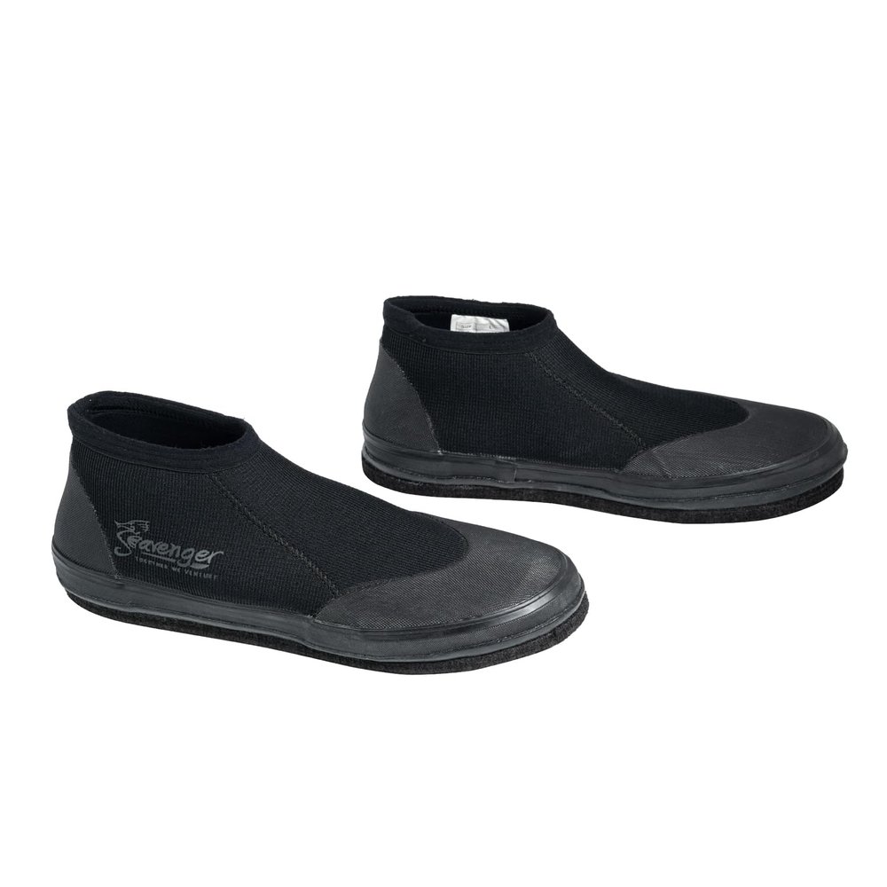 Seavenger Asteria 3mm Felt Sole Neoprene Low Top Water Bootie (Black, Size 5)