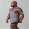 Jed North Pro Bodybuilding Workout Stringer Gym Tank Top Singlet Racerback,PremiumDarkGray,Medium view 2