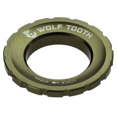 Wolf Tooth Centerlock Rotor Lockring Raw Silver
