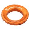Wolf Tooth Centerlock Rotor Lockring Raw Silver view 4