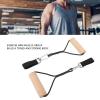 ZIZEV Wooden Gymnastics Rings, 440lb Capacity Muscle Group Building Pull Up Handle Strength Trainer for Home Outdoor Exercise view 3