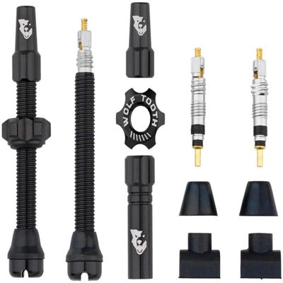 Wolf Tooth Tubeless Valve Stem Kit 44mm Black