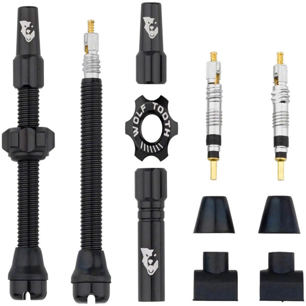 Wolf Tooth Tubeless Valve Stem Kit 44mm Black