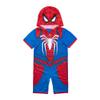 Marvel boys Footless One Piece Pajamas, SPIDER-MAN GAME, 10 view 1