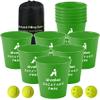 Aivalas Yard Pong Outdoor Games, Giant Yard Games Set with 12 Buckets and Balls for Adults and Family, Toss Game Throwing Games for Beach, Camping, Lawn and Backyard view 1