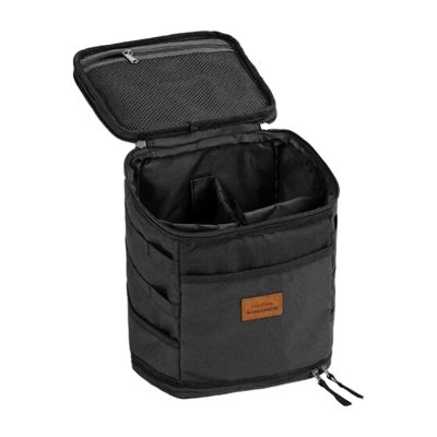 NineFit Basics Picnic Storage Bag, Camping Tote Bag, Camping Storage Bag, Gas Tank Storage Bag for Backpacking, Black