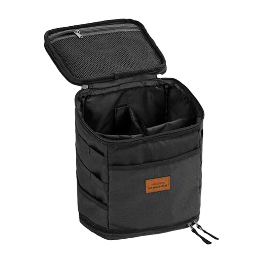NineFit Basics Picnic Storage Bag, Camping Tote Bag, Camping Storage Bag, Gas Tank Storage Bag for Backpacking, Black
