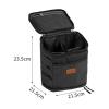 NineFit Basics Picnic Storage Bag, Camping Tote Bag, Camping Storage Bag, Gas Tank Storage Bag for Backpacking, Black view 2