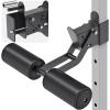 Kipika Nordic Hamstring Curl Squat Rack Attachment for 2" x 2" Power Rack with 5/8" or 1" Hole - Adjustable Leg Hold Down Attachment with Premium Leather Surface - for Ultimate Home Gym Experience view 1