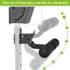 Kipika Nordic Hamstring Curl Squat Rack Attachment for 2" x 2" Power Rack with 5/8" or 1" Hole - Adjustable Leg Hold Down Attachment with Premium Leather Surface - for Ultimate Home Gym Experience view 2