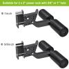Kipika Nordic Hamstring Curl Squat Rack Attachment for 2" x 2" Power Rack with 5/8" or 1" Hole - Adjustable Leg Hold Down Attachment with Premium Leather Surface - for Ultimate Home Gym Experience view 3