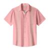 Hawaiian Shirt for Men V Neck Short Sleeve Aloha Shirts Stretch Button Down Tops Summer Beach Blouses with Pocket view 3