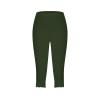 Akklian High Waisted Capri Yoga Pants for Women Soft Slim Fitting Gym Pants with Pockets for Running Cycling Workout Leggings view 3