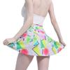 Qpfkw Retro 80s 90s Graphics Women's Tennis Skirt High Waisted Golf Pleated Skirts for Running Pickleball Workout X-Large view 3