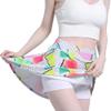 Qpfkw Retro 80s 90s Graphics Women's Tennis Skirt High Waisted Golf Pleated Skirts for Running Pickleball Workout X-Large view 4