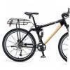 CORHAD Electric Bike Rear Rack Lightweight Foldable Bicycle Luggage Rack Rear Seat Frame Compatible with 14-16 Inch E-Bikes for Mountain Road and Kids Bikes view 4
