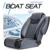 SUNDGORA Premium Reclining Pontoon High Back Captain's Chair Boat Bucket Seat with Armrest,Charcoal/Black view 4