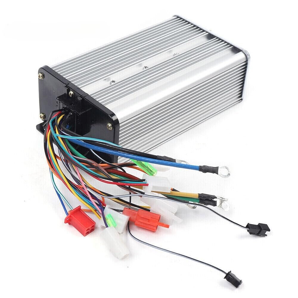ABBINK 48-72V Motor Controller DC for Electric Bicycle Scooter E-Bike Brushless 2000W, Black, GLB9527