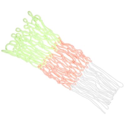 BRIGHTFUFU Basketball Net Heavy Duty Nylon Frame Net for Outdoor Basketball Hoops Weather Resistant Design for Schools and Training Institutions
