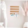 NineFit Basics Thick Cork Boards Cork Bulletin Bars Frameless Memo Board Strips Cork Batten Strips Wall Adhesive Cork Board Strips view 3