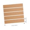 NineFit Basics Thick Cork Boards Cork Bulletin Bars Frameless Memo Board Strips Cork Batten Strips Wall Adhesive Cork Board Strips view 4