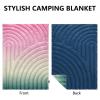 hotkoko Camping Blanket,Puffy Blanket Lightweight Packable Camping Blanket Outdoor Blanket for Camping,Traveling, Stadium, Hiking, Picnics view 2