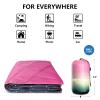 hotkoko Camping Blanket,Puffy Blanket Lightweight Packable Camping Blanket Outdoor Blanket for Camping,Traveling, Stadium, Hiking, Picnics view 4