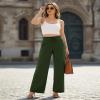 ZOOSIXX Lounge Pants Women - Wide Leg Yoga Pants for Women Loose Casual Flowy Sweatpants High Waisted Pajamas with Pockets view 3