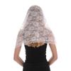 Lace Mantilla Veil Soft And Comfortable 2 Colors Black And White Spanish Rose Lace Veil For Head Covering D Lace view 2