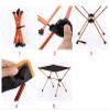 JBNCRYGD Portable Camping Table, Ultra-Lightweight Foldable Small Compact Picnic Table for Outdoor, BBQ, Picnic, Cooking, Hiking, Fishingicnic,B view 4
