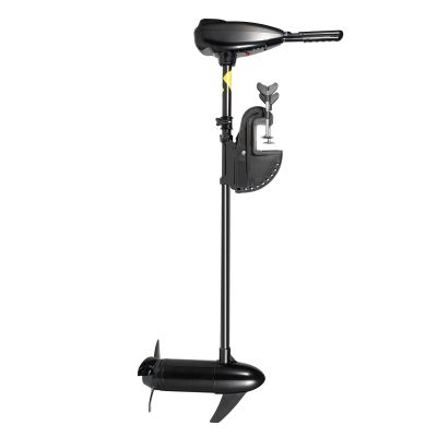 WsrrLun 12V 80LB Thrust Electric Outboard Trolling Motor, Saltwater Transom Mounted Motor for Fishing Boat Brush Motor