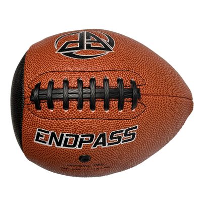 ENDPASS Pass and Catch Pass Back Football Training Practice Equipment for Youth Ball Handling Shooting Skill Improving Supplies (Brown, Size 9)