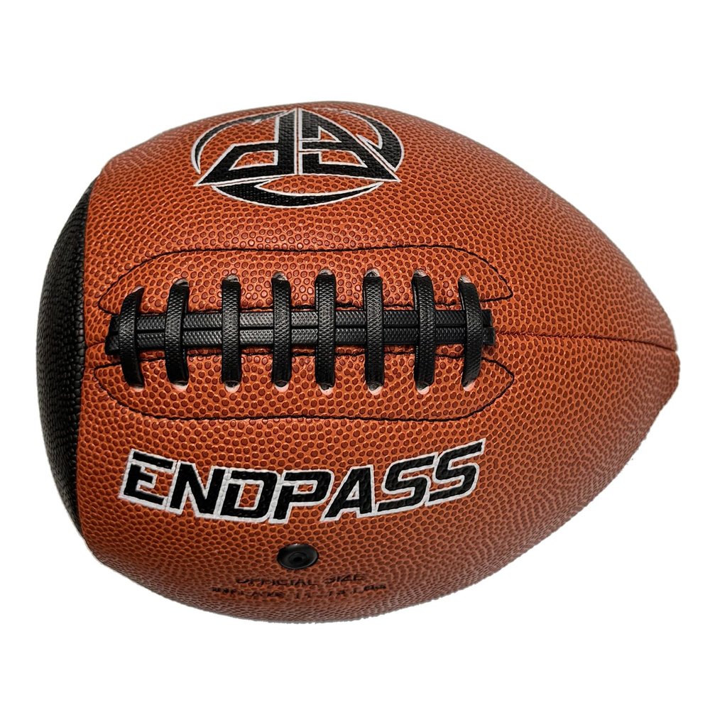 ENDPASS Pass and Catch Pass Back Football Training Practice Equipment for Youth Ball Handling Shooting Skill Improving Supplies (Brown, Size 9)