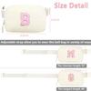 Birthday Gifts for Teenager Girls Kids - Personalized Belt Bag for Girls Women Fashion Waist Packs Trendy Travel Fanny Pack Crossbody Bags with with Initial Letter Patch Cute Stuff A view 4