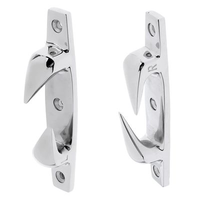 2 Pieces Heavy Duty 316 Stainless Steel Boat Cleat Chock Mooring Cleat 119mm 4.69' Corrosion Resistance, Tough