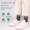 SERISIMPLE Kids Viscose Bamboo Above Ankle Socks Thin Mesh Summer Crew Comfortable Girls Boys Socks 5 Paris (US, Alpha, Medium, Regular, Dark grey) view 4
