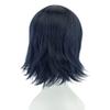 IMISSU Unisex Short Cosplay Hair Party Wig with Bangs Halloween Costume Wigs (Dark Blue) view 3