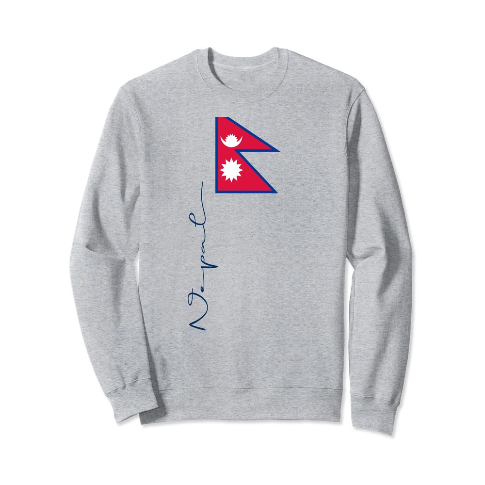 Nepal Flag Navy Pole Signature Sweatshirt