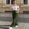 ZOOSIXX Lounge Pants Women - Wide Leg Yoga Pants for Women Loose Casual Flowy Sweatpants High Waisted Pajamas with Pockets view 2